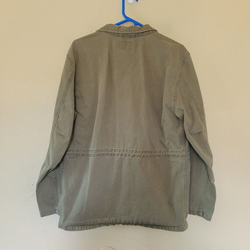 J.Crew Military Field Utility 100% Cotton Mens Jacket Size Medium M-65 Work Euc - Picture 7 of 7